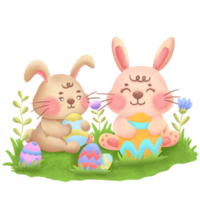 Cute bunny easter png