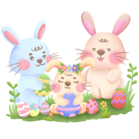 Cute bunny easter png