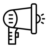 Speaker Line Icon Design vector