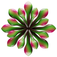 3d flor diseño para fondo diseño png