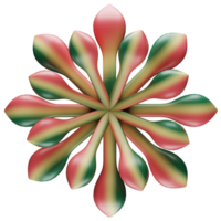 3d flor diseño para fondo diseño png