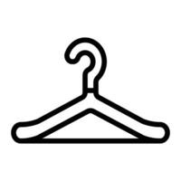 Hanger Line Icon Design vector