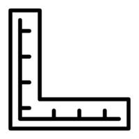 Ruler Line Icon Design vector