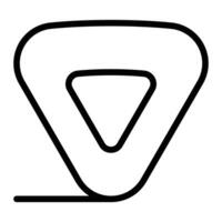 Ripper Line Icon Design vector