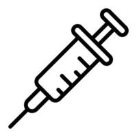 Injection Line Icon Design vector