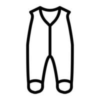 Baby Clothes Line Icon Design vector