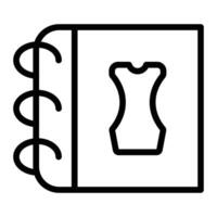 Cloth Sketch Line Icon Design vector