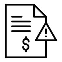 Corruption Line Icon Design vector