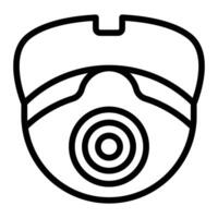 Cctv Line Icon Design vector