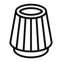 Air Filter Line Icon Design vector