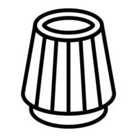 Air Filter Line Icon Design vector