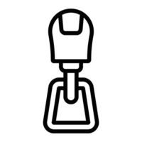 Shift Line Icon Design vector