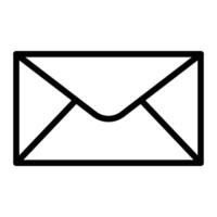 Envelope Line Icon Design vector