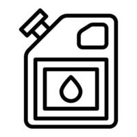 Canister Line Icon Design vector