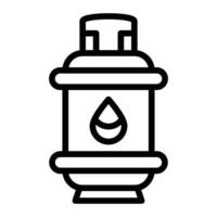 Propane Line Icon Design vector