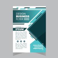 Flyer design. Corporate business report cover, brochure or flyer design. Leaflet presentation. vector