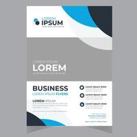 Template vecto design for Brochure, AnnualReport, Magazine, Poster, Corporate Presentation, Portfolio, Flyer, infographic, layout modern with color size A4, Front and back, Easy to use. vector