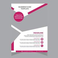 Brochure cover design layout for business stock illustration vector