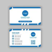 Modern and clean professional business card template vector