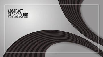 Dark stylish wave design background vector