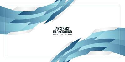 modern stylish blue abstract design background vector