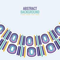 colorful abstract shapes design background vector