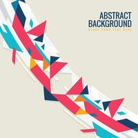 colorful abstract shapes design background vector