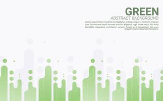 green background with abstract shape vector