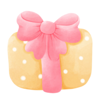 Cute present or gift box png