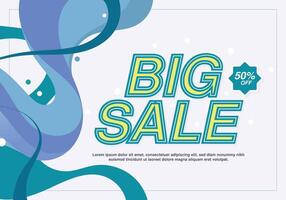 gradient big sale background vector