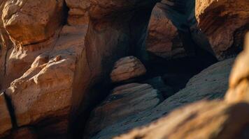 Close up rock formation photo