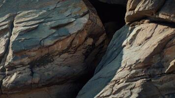 Close up rock formation photo