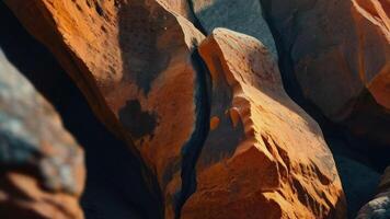 Close up rock formation photo