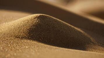 a close up of a sand dune of the desert photo