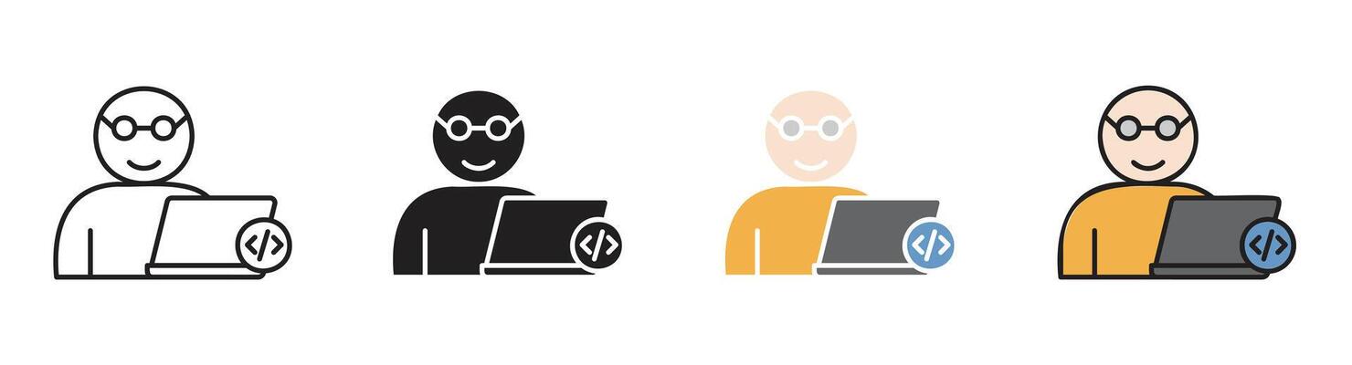 Programmer Avatar Vector Art, Icons, and Graphics for Free Download