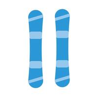 Snowboard Flat icon vector