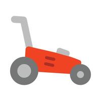 Grass Cutter Flat icon vector