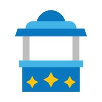 Ticket Box Flat icon vector