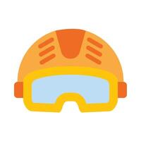 Helmet Flat icon vector