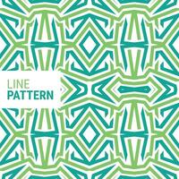 Green line abstract pattern background vector