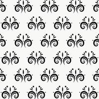 flourishes flat art pattern background vector