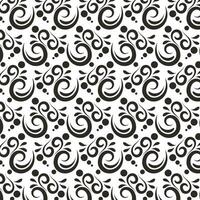 flourishes flat art pattern background vector