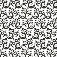 flourishes flat art pattern background vector