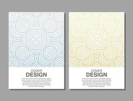 collection line abstract cover design vector