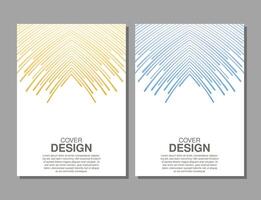 collection line abstract cover design vector