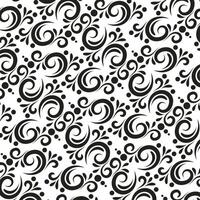 flourishes flat art pattern background vector