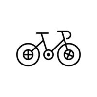 conjunto de iconos de bicicleta vector