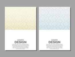 collection line abstract cover design vector