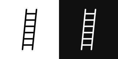 Ladder icon set vector