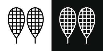 raquetas de nieve icono conjunto vector